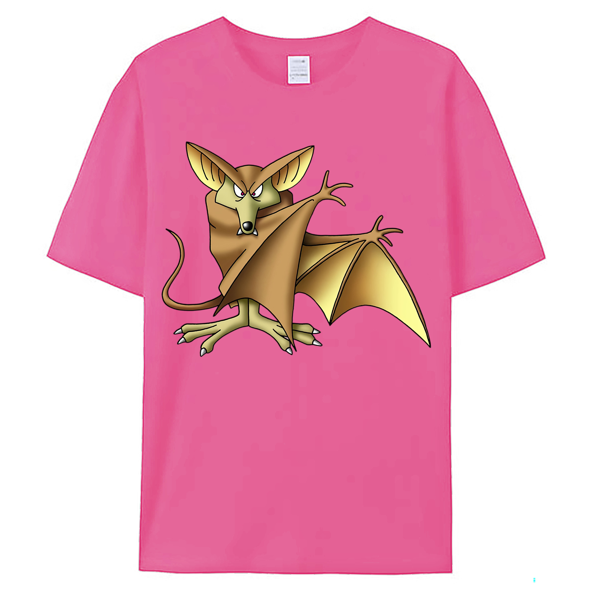 （画像用） ドラゴンクエスト Doragon Kuesuto Dragon Quest レディースカジュアルプリントTシャツ（綿100％）